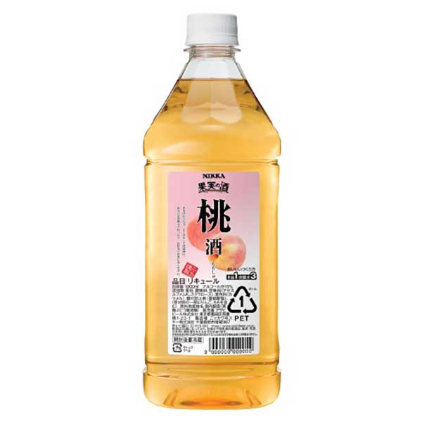 果実の酒 桃酒 [PET] 1.8L 1800ml 送料無料(沖縄対象外) [アサヒビール 日本 カクテルコンク 47107]