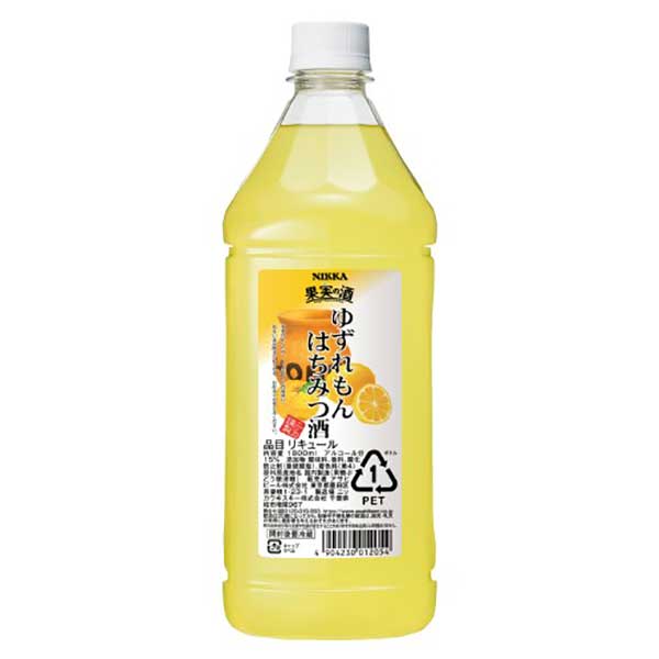 果実の酒 ゆずれもんはちみつ [PET] 1.8L 1800ml 送料無料(沖縄対象外) [アサヒビール 日本 カクテルコンク 42132]