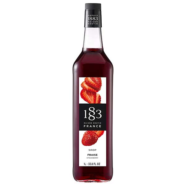 1883(メゾン ルータン) ストロベリー シロップ 1L 1000ml [デニオ総合研究所 フランス シロップ 割り材]