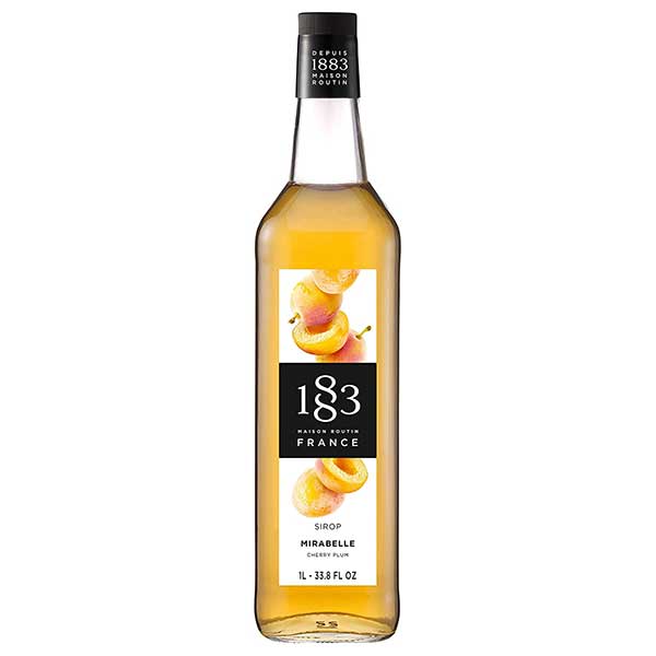 1883(メゾン ルータン) ミラベル(チェリープラム) シロップ 1L 1000ml [デニオ総合研究所 フランス シ..