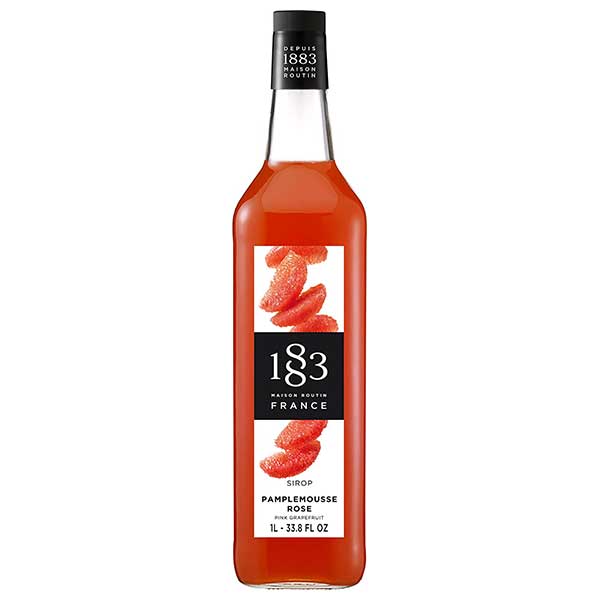 1883(メゾン ルータン) ピンクグレープフルーツ シロップ 1L 1000ml [デニオ総合研究所 フランス シロップ 割り材]