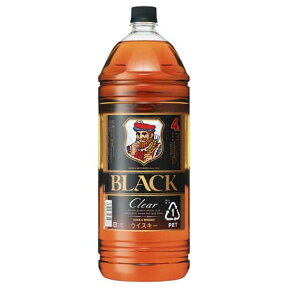 ブラックニッカクリア 37度 [PET] 4L 4000ml あす楽対応 [アサヒビール ニッカブレンデッドウイスキー 日本 43725]