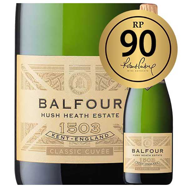 ハッシュ ヒース エステート バルフォア 1503 クラシック キュヴェ 750ml 送料無料(本州のみ) [SOM イギリス スパークリングワイン 白 ケント 2101180000038]ギフト プレゼント 贈り物 お祝い 内祝い お返し 誕生日プレゼント 父の日 敬老の日