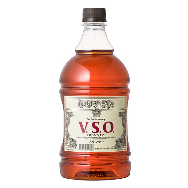 ドーバー ブランデー V.S.O. 40度 1.8L 1800ml 送料無料(沖縄対象外)[ドーバー 日本 ブランデー デザート作り 料理作り お菓子作り]