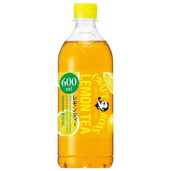 サントリー クラフトボス レモンティー(冷凍兼用) [PET] 600ml x 24本[ケース販売][サントリー SUNTORY 飲料 日本 紅茶 FBNML]