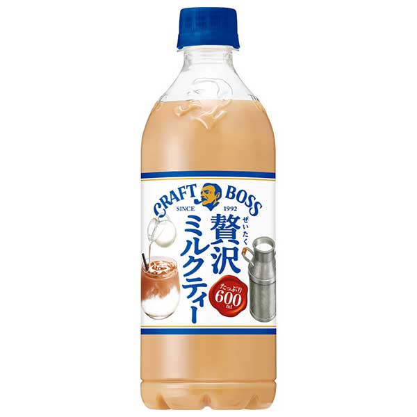 サントリー クラフトボス ミルクティー [PET] 600ml x 24本[ケース販売][サントリー SUNTORY 飲料 日本 紅茶 FBDRM]