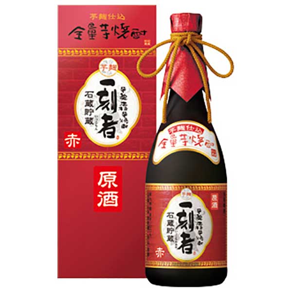 一刻者 芋焼酎 宝 IAG-BS~全量芋焼酎 一刻者〈赤〉原酒 [箱付] 38度 720ml[宝酒造 焼酎 乙類 芋 日本]