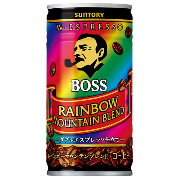 サントリー ボス レインボーマウンテンブレンド [缶] 185ml x 30本[ケース販売][サントリー SUNTORY 飲料 日本 コーヒー FBRWC]