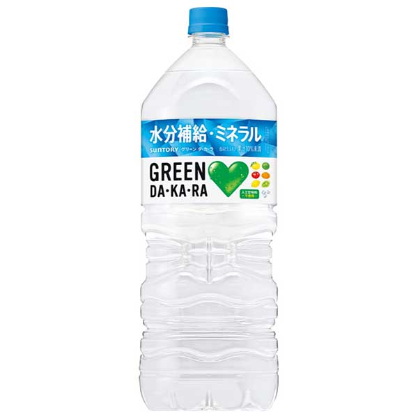 Tg[ GREEN DA KA RA(O[ _J) [PET] 2L 2000ml x 6{[P[X̔](ΏۊO)[Tg[ SUNTORY  { ʎ FDG26]