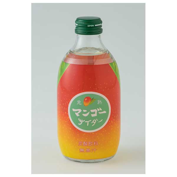 友桝 マンゴーサイダー [瓶] 300ml x 24本[ケース販売] [友桝 飲料 日本 2101095] ギフト プレゼント 敬老の日 お歳暮 御歳暮
