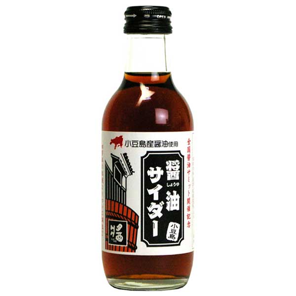 友桝 醤油サイダー [瓶] 200ml x 24本[ケース販売] [友桝 飲料 日本 3101042]