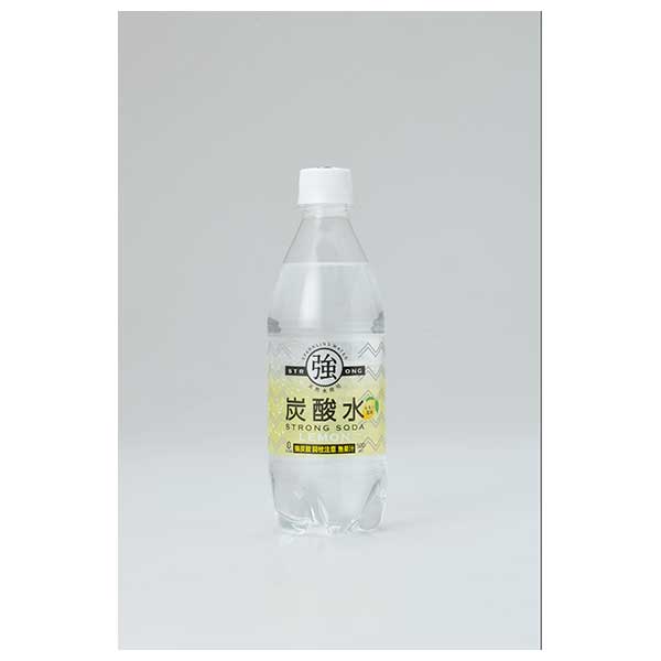 友桝 強炭酸水 レモン [PET] 500ml x 24本[ケース販売] 送料無料(沖縄対象外) [友桝 飲料 日本 2102153]