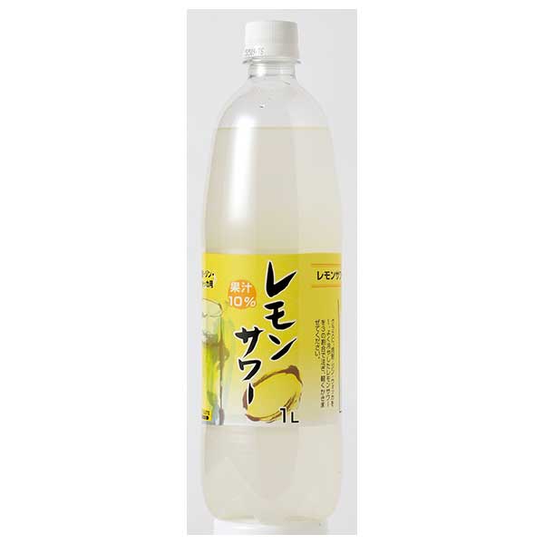 友桝 レモンサワー [PET] 1L 1000ml x 15本[ケース販売] 送料無料(沖縄対象外) [友桝 飲料 日本 2102016]