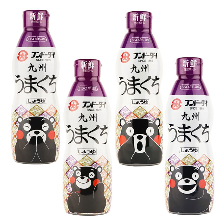 フンドーダイ 九州うまくちしょうゆ(醤油) [密封ボトル] 450ml x 12本[ケース販売] 送料無料(沖縄対象外) [フンドーダイ 醤油 日本 167067]