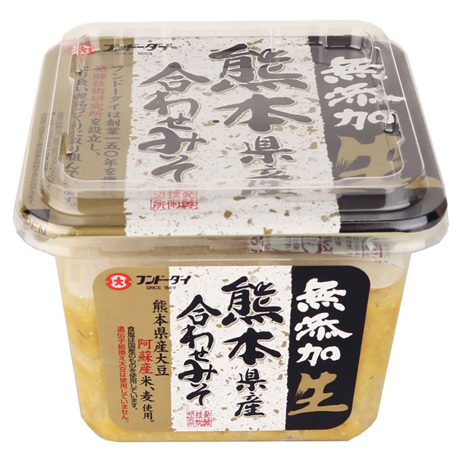フンドーダイ 熊本県産無添加合わせみそ [パック] 450g x 6個[ケース販売] 送料無料(沖縄対象外) [フンドーダイ 味噌 日本 331047]