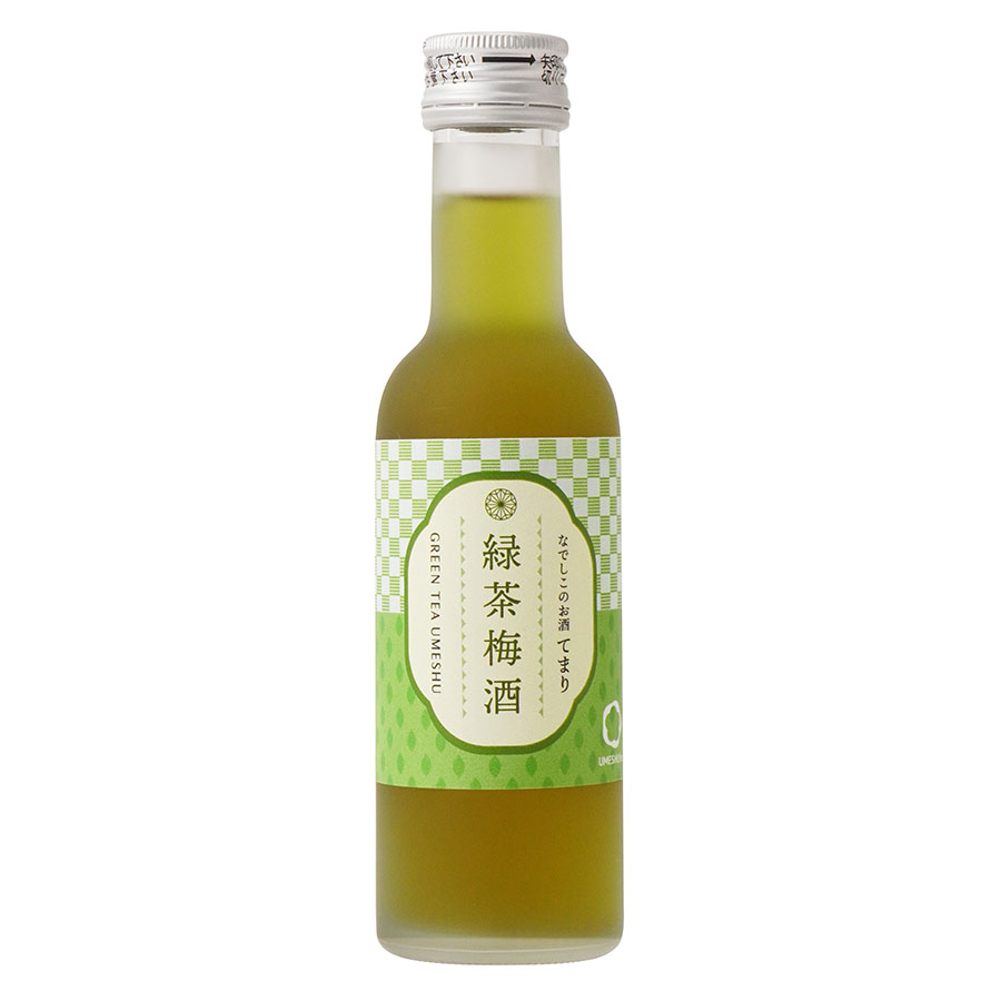 中野BC なでしこのお酒「てまり」緑茶梅酒 180ml x 2本 送料無料(本州のみ) [中野BC 梅酒 リキュール 日本 和歌山県 016603] ギフト プレゼント 敬老の日 お歳暮 御歳暮