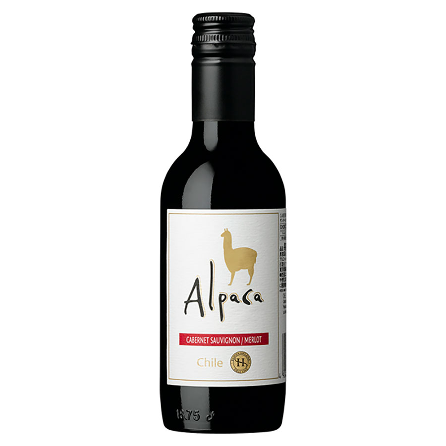サンタ ヘレナ アルパカ カベルネ メルロー 187ml × 24本[ケース販売][アサヒビール 赤ワイン チリ GN283]ギフト プレゼント 贈り物 お祝い 内祝い お返し 誕生日プレゼント 父の