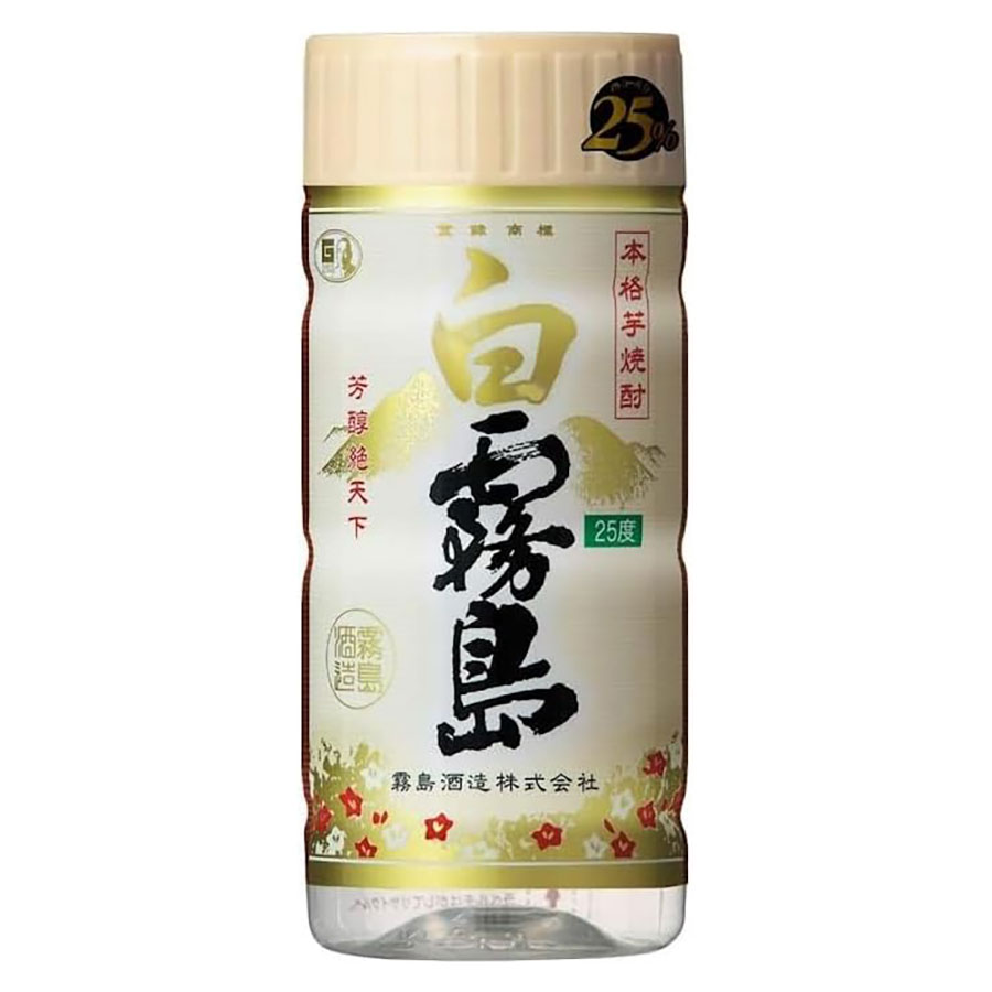 白霧島 芋 25度 [ペット] 200ml x 30本[ケース販売] 送料無料(本州のみ) [霧島酒造 芋焼酎 いも焼酎 日本 宮崎県]