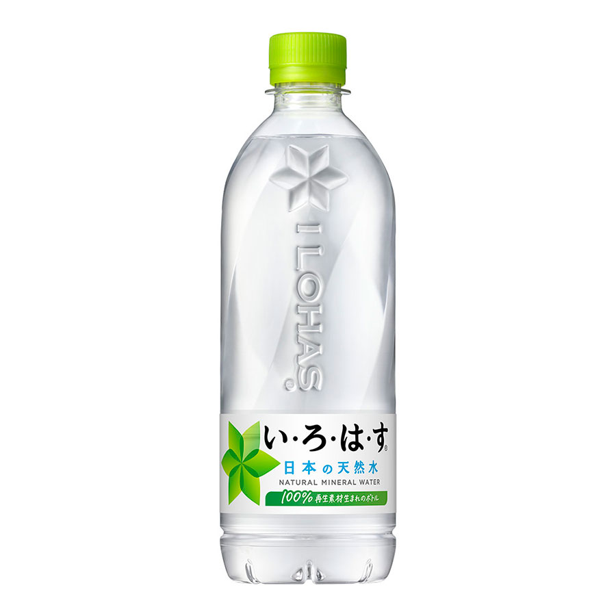 Mineral Water - い ろ は す [PET] 540ml x 24本[ケース販売] 送料無料(本州のみ) [コカコーラ 飲料 ミネラルウォーター 日本 53185]