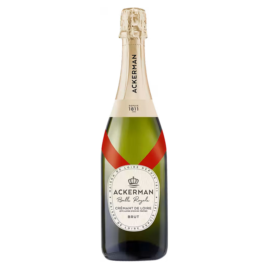 アケルマン クレマン ド ロワール ブリュット ビュル ロワイヤル 750ml 送料無料(本州のみ) [AC フランス ロワール スパークリングワイン 辛口 11.5度 268000100]