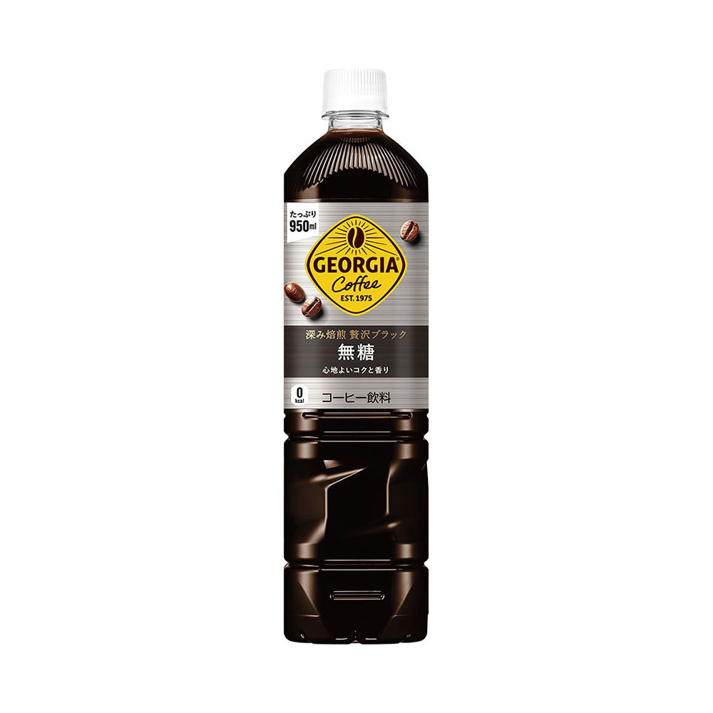 Other - ジョージア 深み焙煎贅沢ブラック 無糖 [PET] 950ml x 12本[ケース販売][コカコーラ 飲料 コーヒー 日本 53480]