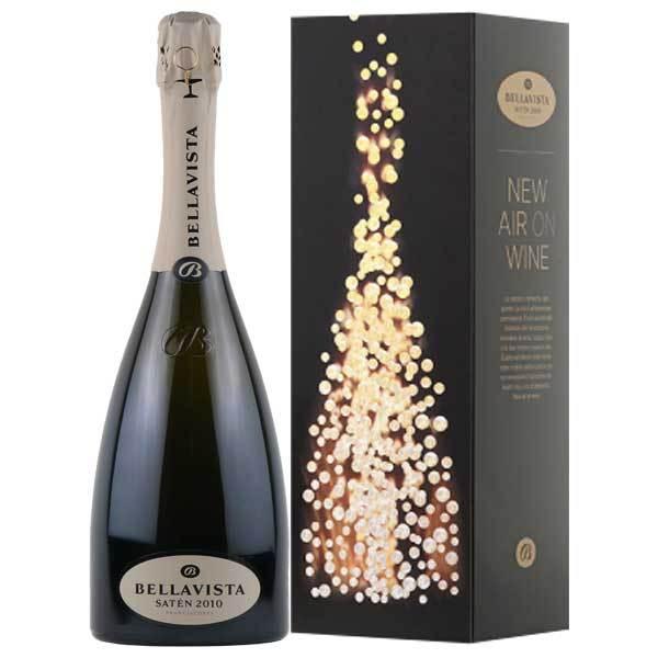 ベラヴィスタ フランチャコルタ キュヴェ ブリュット サテン ボックス 750ml エノテカ イタリア 泡 白 ロンバルディーア 送料無料 本州のみ