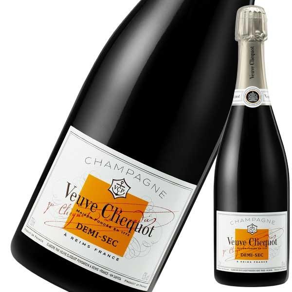 シャンパン ヴーヴクリコ ホワイトラベル ドゥミ セック 750ml 並行品 champagne wine