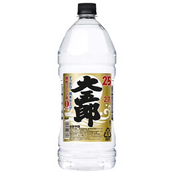 アサヒビールが手がける「焼酎 大五郎 25度」は、日本産の甲類焼酎の大容量ペットボトル商品です。甲類焼酎はクセがなくすっきりとしたクリアな飲み口が特徴で、ウーロン茶や炭酸水、果実ジュースなど好みのドリンクで割って幅広く楽しめる汎用性の高いスピリッツです。「大五郎」は大容量ながらコストパフォーマンスに優れ、日常の晩酌や飲食店での業務用としても広く活用されています。ロックや水割り、チューハイベースなど多彩な使い方ができます。「コスパのよい大容量甲類焼酎を探している」「日常の晩酌用の焼酎を手頃に揃えたい」という方にぜひおすすめします。