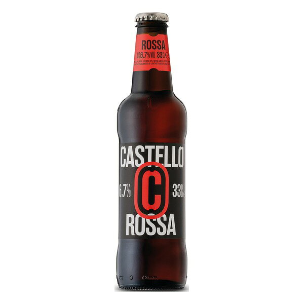 カステッロ ビール ロッサ [瓶] 330ml x 24本[ケース販売] 送料無料(本州のみ) [カステッロ CASTELLO イタリア ビール 瓶 ロッサ ROSSA]ギフト プレゼント 贈り物 お祝い 内祝い お返し 誕生日プレゼント 父の日 敬老の日 yo-sake-10397692 ハードリカー 楽天市場店 パッケージ画像
