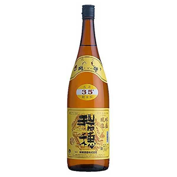 瑞穂 古酒 35度 1.8L 1800ml × 6本 ケース販売 瑞穂酒造 泡盛 送料無料(沖縄対象外)【ギフト不可】