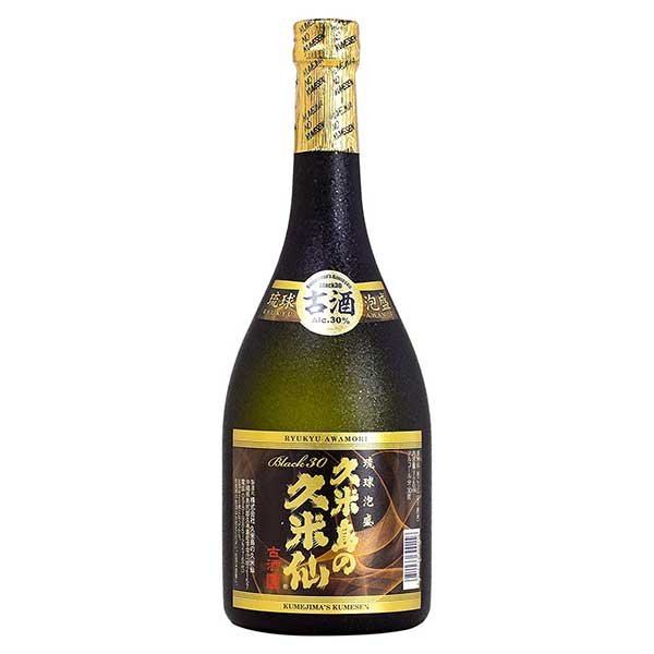 久米島の久米仙 古酒ブラック 30度 720ml [久米島の久米仙 泡盛] 送料無料(沖縄対象外)