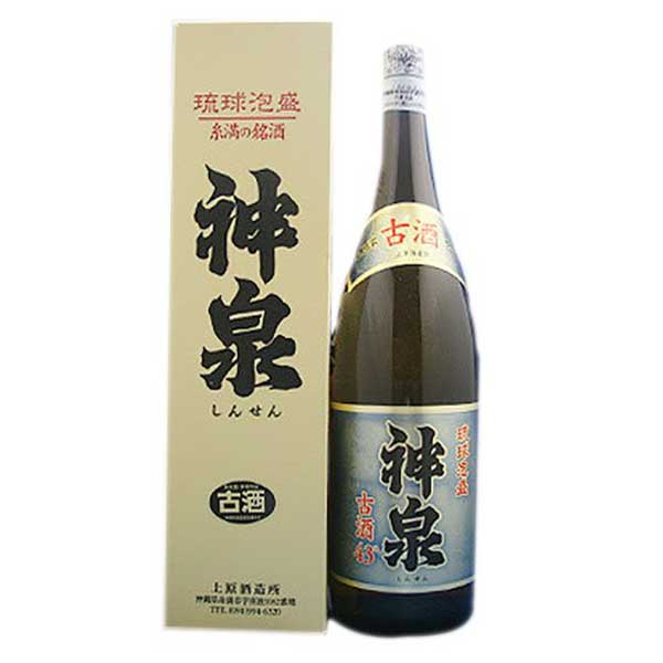 上原 神泉 古酒 43度 1.8L 1800ml x 6本 [ケース販売][上原酒造所 泡盛] 送料無料(本州のみ)【ギフト不可】