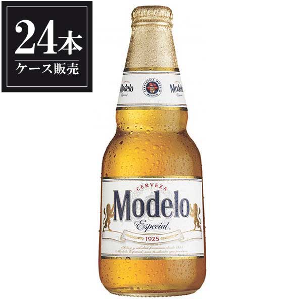 モデロ エスペシアル 355ml × 24本 [瓶] [ケース販売] [メキシコ Modelo especial 輸入ビール インベブ]【ギフト不可】