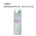 三田飲料 カクテルマジックベース ジントニック 1L 1000ml × 12本[ケース販売] [三田飲料]