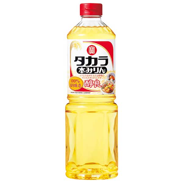 タカラ 本みりん 醇良 13度 [ペット] 1L 1000ml × 12本 [ケース販売][宝酒造 日本 千葉県]