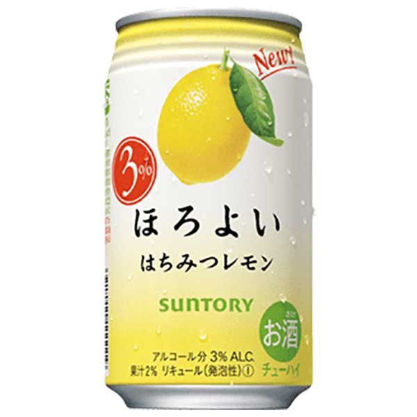 サントリー ほろよい はちみつレモン [缶] 350ml × 72本 [3ケース販売] 送料無料(沖縄対象外) [サントリー チューハイ 日本]