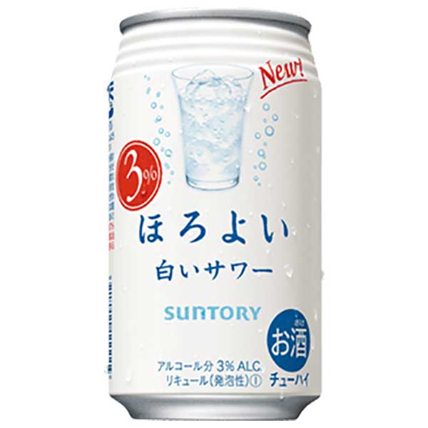 サントリー ほろよい 白いサワー [缶] 350ml × 72本 [3ケース販売] 送料無料(沖縄対象外) [サントリー チューハイ 日本]