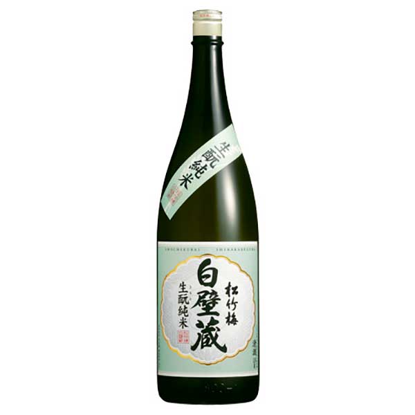 松竹梅 白壁蔵 生もと純米 15度 [瓶] 1.8L 1800ml × 6本 [ケース販売]送料無料(沖縄対象外)[宝酒造 日本 兵庫県]【ギフト不可】