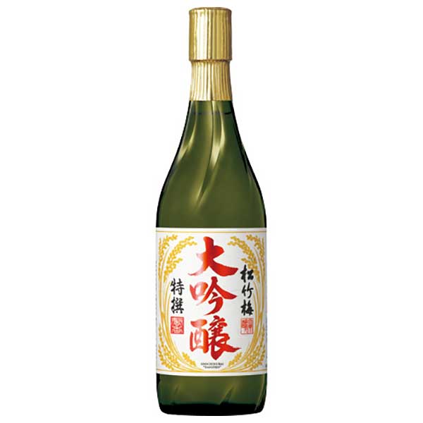 特撰 松竹梅 大吟醸 15度 [瓶] 720ml × 6本 [ケース販売]送料無料(沖縄対象外)[宝酒造 日本 兵庫県]【ギフト不可】