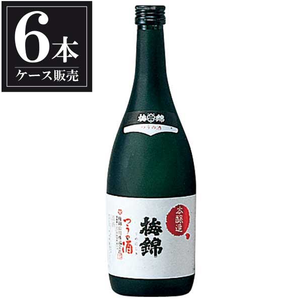 梅錦 吟醸 つうの酒 720ml × 6本 [ケース販売] [梅錦山川 愛媛県 OKN]【ギフト不可】