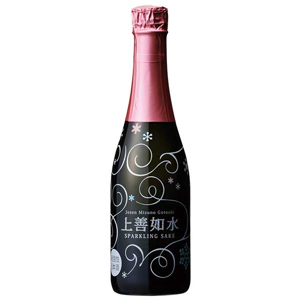 白瀧 上善如水 スパークリング 360ml × 12本[ケース販売] 送料無料(沖縄対象外) [OKN 白瀧酒造 新潟県 日本酒 清酒] ギフト プレゼント 母の日 父の日 お中元 御中元