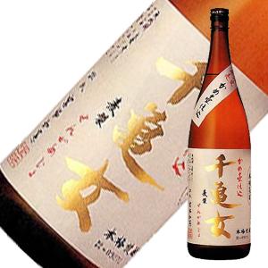 楽天ハードリカー　楽天市場店千亀女 麦焼酎 25度 [瓶] 1.8L 1800ml [若潮酒造 鹿児島県] 送料無料（沖縄対象外）