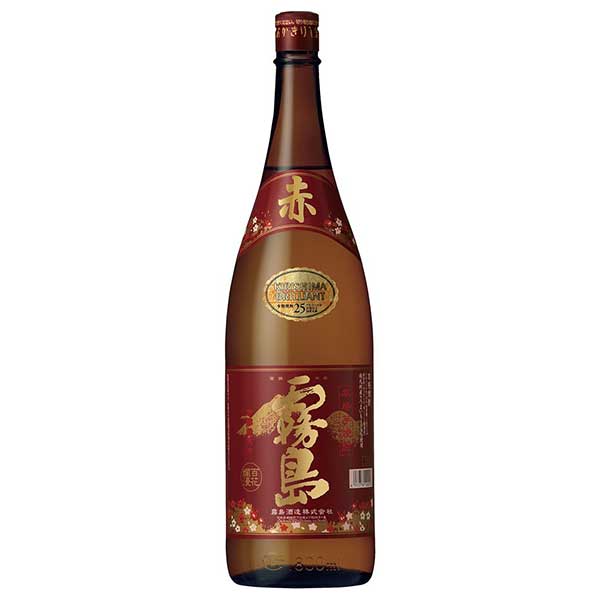 赤霧島 赤霧島 芋焼酎 25度 [瓶] 1.8L 1800ml × 6本 あす楽対応 [ケース販売] [霧島酒造 宮崎県]【ギフト不可】