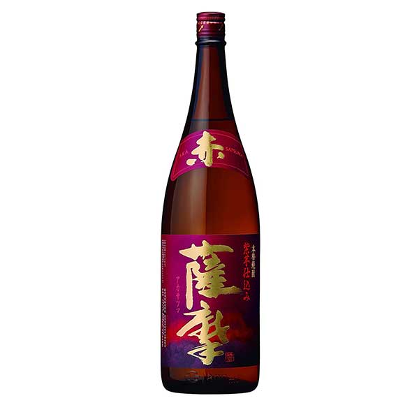 赤薩摩 芋 25度 [瓶] 1.8L 1800ml × 6本 [ケース販売] 送料無料(沖縄対象外) [薩摩酒造 芋焼酎 鹿児島県]【ギフト不可】