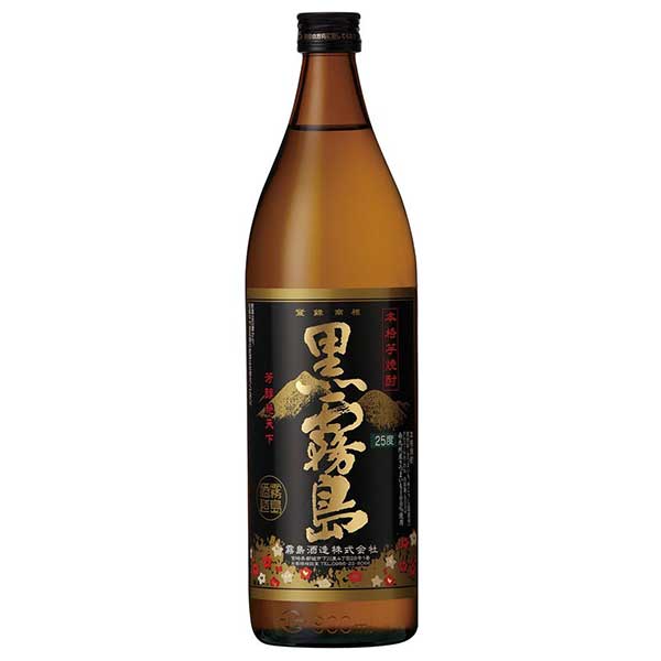 霧島 芋焼酎 黒霧島 芋焼酎 25度 900ml × 12本 [ケース販売] あす楽対応 [霧島酒造 宮崎県]