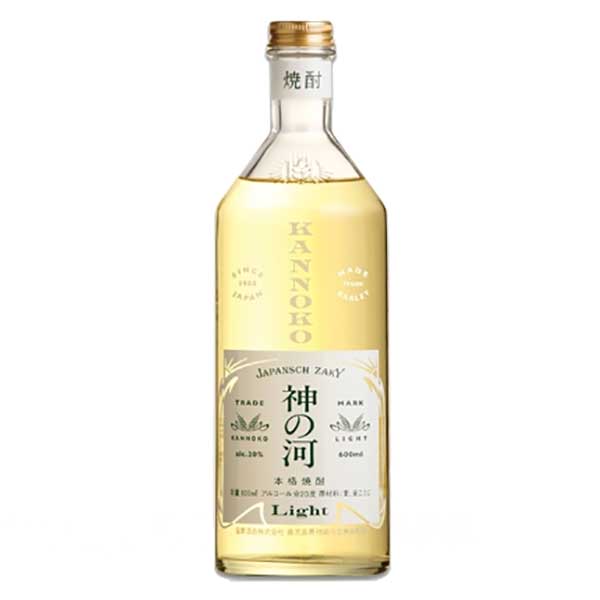 神の河 麦焼酎 神の河 Light 麦 20度 [瓶] 600ml × 6本 [ケース販売] 送料無料(沖縄対象外) [薩摩酒造 麦焼酎 鹿児島県]【ギフト不可】