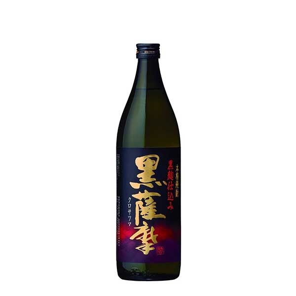 黒薩摩 芋 25度 [瓶] 900ml 送料無料(沖縄対象外) [薩摩酒造 芋焼酎 鹿児島県]