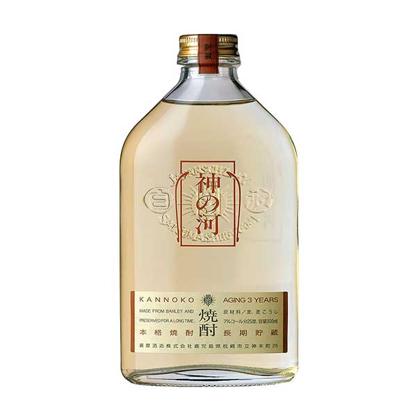 神の河 麦焼酎 神の河 麦 25度 [瓶] 300ml × 24本 [ケース販売] 送料無料(沖縄対象外) [薩摩酒造 麦焼酎 鹿児島県]【ギフト不可】