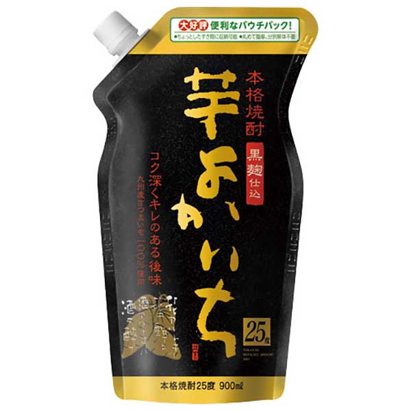 楽天ハードリカー　楽天市場店本格焼酎 芋よかいち 25度 [パウチ] 900ml × 6本 [ケース販売]送料無料（沖縄対象外）[宝酒造 日本 宮崎県]