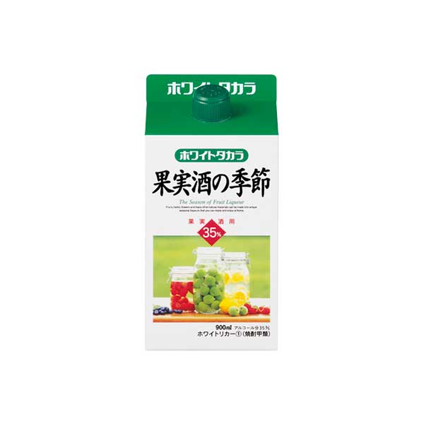 宝焼酎 ホワイトタカラ 果実酒の季節 35度 [紙パック] 900ml × 6本 [ケース販売][宝酒造 日本 京都府]